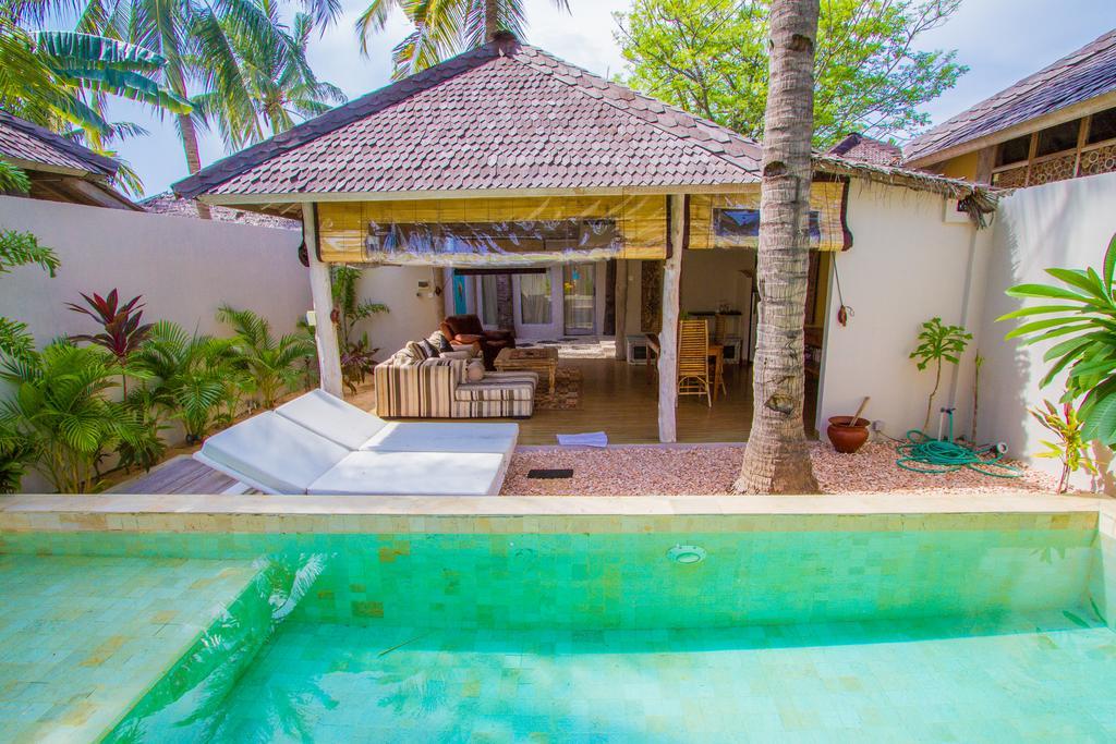 Villa Les Jardins De Gili à Gili Trawangan Extérieur photo